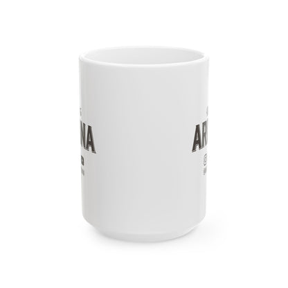 Welcome to Arizona Logo & Socials - 15 oz Ceramic Mug