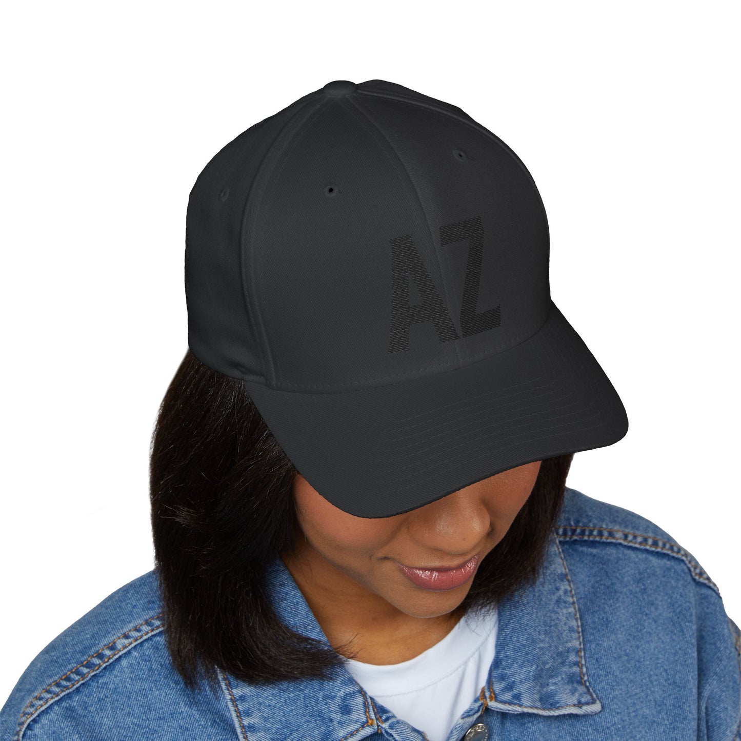 Blackout Edition AZ Embroidered Closed Back Hat