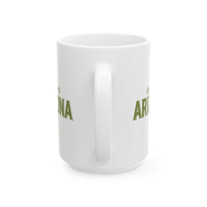 Welcome to Arizona Logo - Green - 15 oz Ceramic Mug