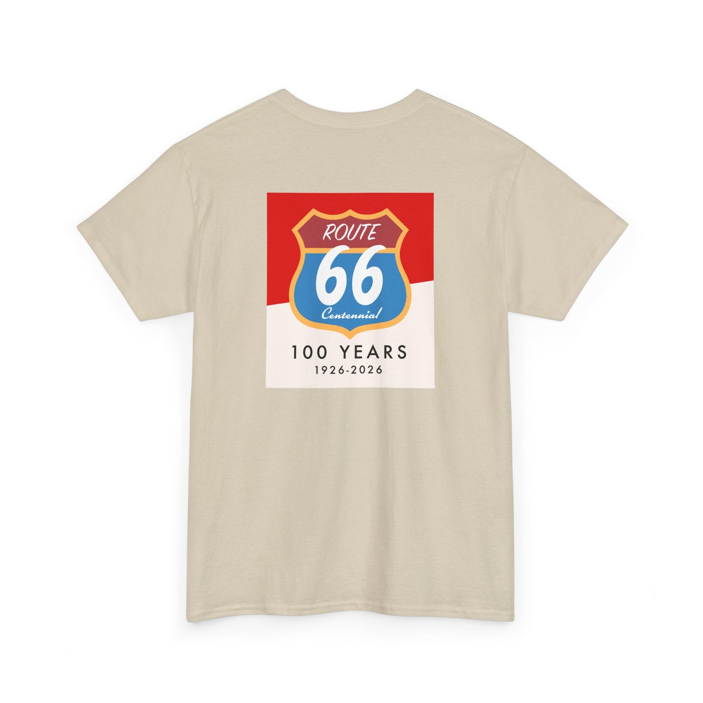 Route 66 Centennial Tee — '100 Years 1926-2026' Retro Road Trip T-Shirt
