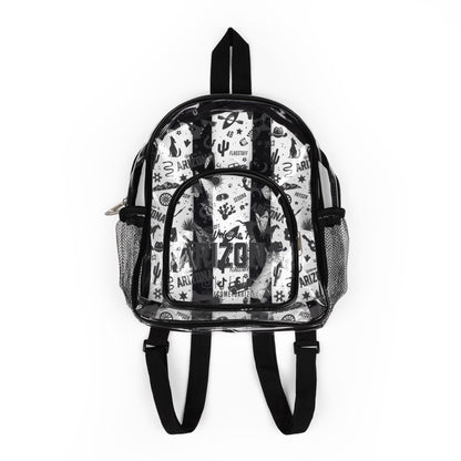 Clear Stadium Backpack, Transparent Sport Bag, Game Day Essentials, Festival Ready Rucksack, Stadium Approved Tote, Lightweight Clear [...]