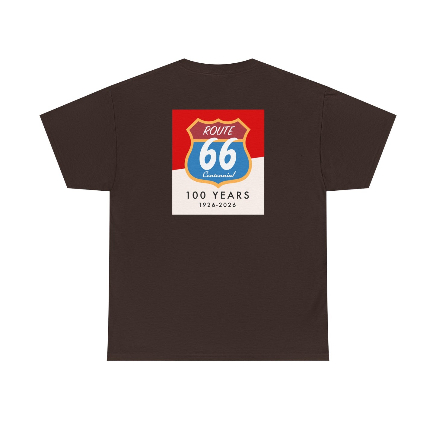 Route 66 Centennial Tee — '100 Years 1926-2026' Retro Road Trip T-Shirt