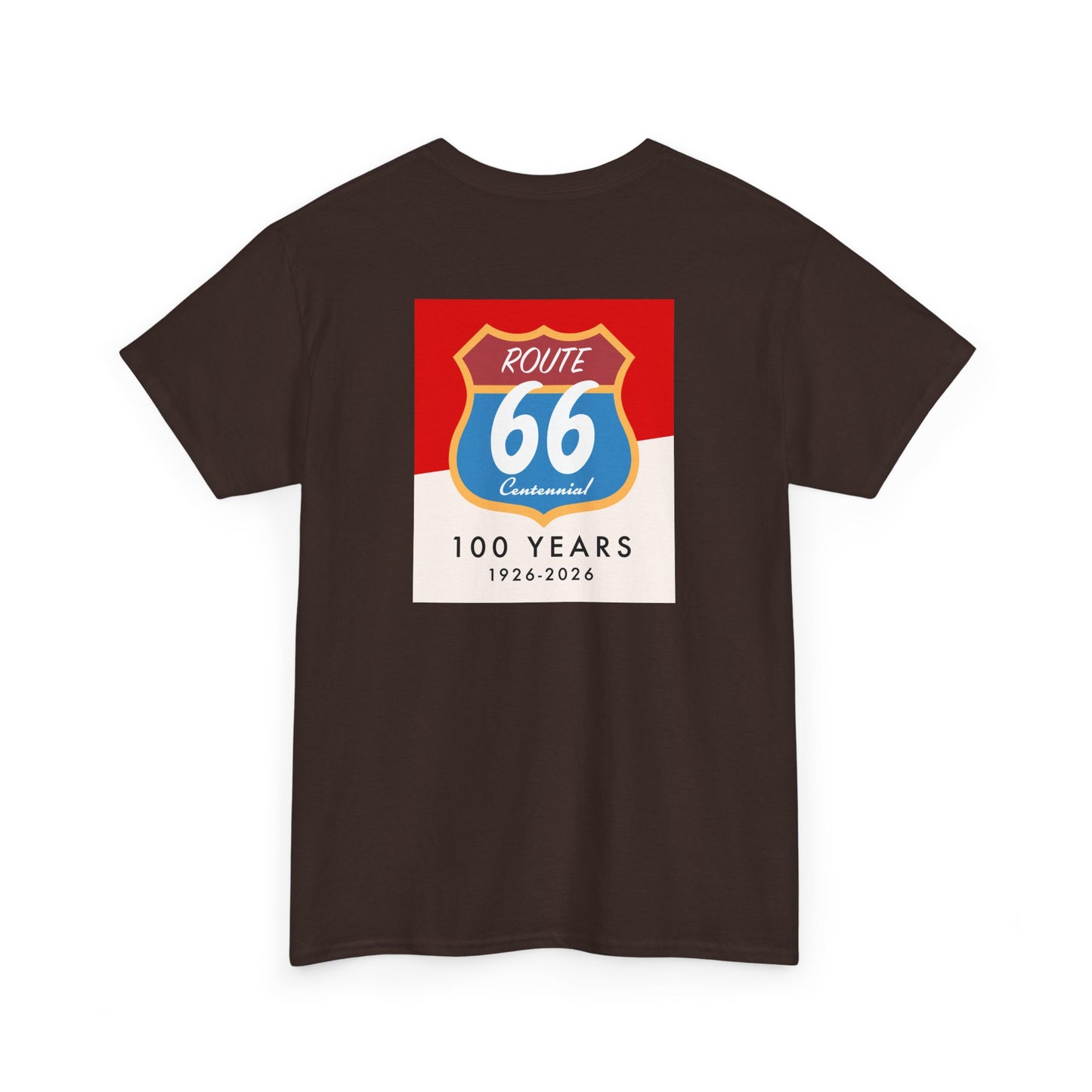 Route 66 Centennial Tee — '100 Years 1926-2026' Retro Road Trip T-Shirt