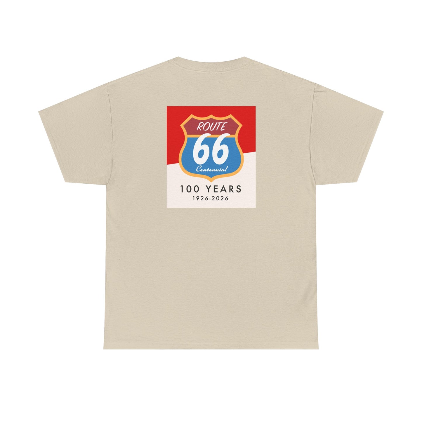 Route 66 Centennial Tee — '100 Years 1926-2026' Retro Road Trip T-Shirt