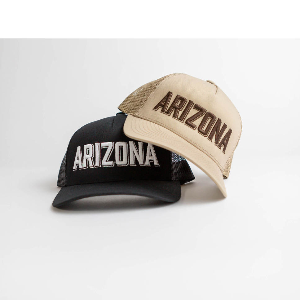 Black and Mocha hat fronts