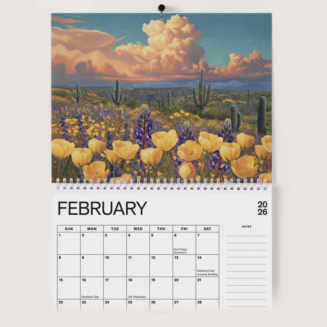 2026 Welcome to Arizona Wall Calendar [PRE-ORDER]